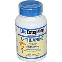 Life Extension L-theanine 100mg Capsules, 60-Count