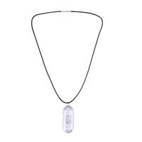 UKCOCO for Xiaomi Mi Band 3 Necklace, DIY Stainless Steel Pendant Smart Band Strap Replacement Accessories for Xiaomi Mi Band 3 (Silver)