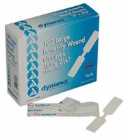 Butterfly Closure, White, Plstic, PK100