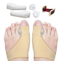 Bunion Corrector & Bunion Relief Kit - Cure Pain in Big Toe Joint, Tailors Bunion, Hallux Valgus, Hammer Toe, Toe Separators Spacers Straighteners Splint Aid Surgery Treatment