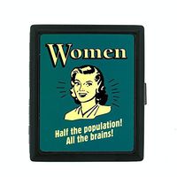 Perfection In Style Metal Cigarette Case Vintage Housewife Design 019
