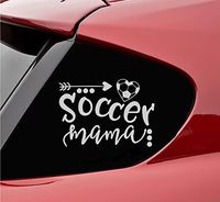 Soccer Mama Vinyl Decal Sticker (Satin Silver)