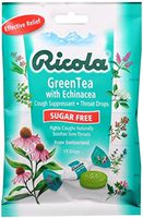 Ricola Sugar Free Cough Drops Green Tea with Echinacea 19 Each (Pack of 3)