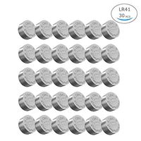 Esonstyle 30pcs LR41 AG3 Battery 1.5 Volt Coin Battery LR 41 Coin Button Cell (30PCS-LR41 AG3-30pcs)
