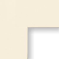 Craig Frames B507 20x24-Inch Mat, Single Opening for 16x20-Inch Image, Soft Cream with Cream Core