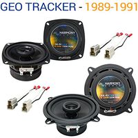 Compatible with GEO Tracker 1989-1991 Factory Speaker Replacement Harmony R4 R5 Package New