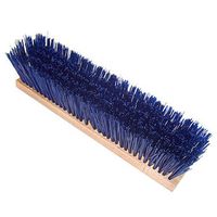 HUB City Industries 2818S Black Diamond Poly Street Broom, 18" x 3.5" x 4" Trim