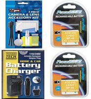 2X LB-060 Battery + Charger for Kodak PIXPRO AZ522, AZ521, AZ501, AZ361, AZ362,