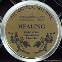 Bennington All Natural Soy Wax Candle (Healing) - Cedarwood, Sandalwood, Lavender