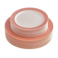 Silver Spoons 1959 Plates, 40 Servings, Pastel Blush