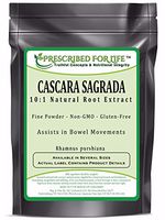 Cascara Sagrada - 10:1 Natural Root Extract Powder (Rhamnus purshiana), 4 oz (113 g)