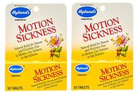 2 Packs of Hyland's Motion Sickness - 50 Tablets by Hyland's Homeopathic