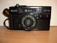Ricoh AF-2 35mm Filmed Camera 1:2.8 38mm Ricoh Color Rikenon 35mm Filmed Flash Camera
