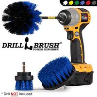 Cleaning Supplies - Drill Brush - Boat Accessories - Marine Spin Brush Set - Kayak - Raft - Boat - Canoe - Inflatable - Fishing Boat - Pond Scum, Oil Residue, Barnacles, Oxidation
