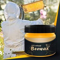 Yu2d Home Traditional Beeswax Polish for Wood & Furniture Natural Beewax Wood Wax Preservative Conditioner Protectant Home Cleaning