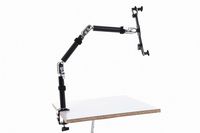 Sincerus Hold up to 4.5 lb Tablet Stand Easy-Lock Holder, Padded Holder, for iPad Air Mini, Galaxy Tab and Windows, Android Tablets (black01)