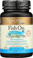 Spectrum Essentials Fish Oil, 1000 mg, 100 Softgels