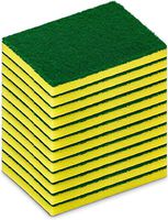 SS Ecom Scouring Pad Set, Cleaning Scrub Sponges for Kitchen, Abrasive Scrubber Sponge Dish Pads for Dishes, Bathroom, Car Wash - Pack of 10