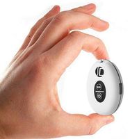 DETALLAN GPS Tracker Personal Real Time Tracking Device by Satellite GSM GPRS SOS Alarm (White)