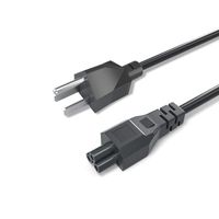 QYD 3 Prong C5 Cable Clover style Mickey Mouse Plug Original Cord Power Supply AC Adapter Power Cord Cable for Laptop Charger IBM Lenovo Hp Compaq Asus Dell Acer Gateway Sony Toshiba Notebook Computer