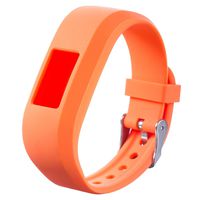 HYWRDYB Colorful Replacement Bands for Garmin Vivofit JR/Vivofit 3,Soft Silicone Straps Wristbands for Kids with Secure Watch Buckle(fits 5.0~7.05 inch Wrists) (Orange)