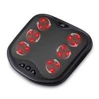 Snailax 2-in-1 Shiatsu Foot and Back Massager with Heat, Washable Cover, Flexible Massage Nodes for All Size Feet, Foot Warmer, Electric Foot Massage Machine Relieves Foot Back Pains