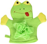 Mommys Helper Bath Mitt with Loofa Sponge