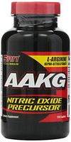 SAN Nutrition AAKG L-Arginine Alpha-Ketoglutarate Nitric Oxide Precursor Pre-Workout Supplement, 120 Count