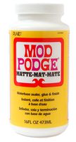 Mod Podge Waterbase Sealer, Glue and Finish (16-Ounce), CS11302 Matte Finish (Single pack)