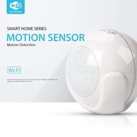 Leegoal WiFi PIR Motion Sensor, Mini Wide Angle Smart Motion Sensor 2.4GHz 22.96ft Battery Operated WiFi One-Key Connect Motion Detector Works with IFTTT, Tuya Smart, Tmall Genie