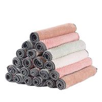 Detailorpin Coral Fleece Cleaning Cloth Absorbent Dish Towels Kitchen Washing Dishcloths