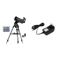 Celestron NexStar 127SLT Mak Computerized Telescope (Black) &  18778 AC Adapter (Black)