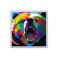 Contact Lens Box Holder Container Case Storage Eyecare Kit - Colorful Bear