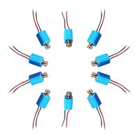 RilexAwhile Pager Cell Phone Micro Vibration Motor DC 3V 3500RPM Arbitrary Direction 4.8mm4.8mm 8mm (20pcs)