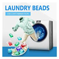 XBKPLO Portable Laundry Detergent Laundry Gel Bead Capsules Travel Washing, Eco-Friendly Washer Ball Beads,Phosphorus-Free with No Added Aluminum