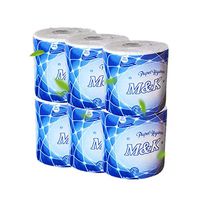 Jentouzz Toilet Paper Tissue Rolls Paper White Paper Towel Roll Hand Towels Napkin Classic Clean Toilet Tissue 3Ply Toilet Paper 6/8/10/12 Rolls (6 Rolls)