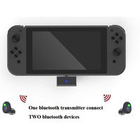 Achoro Bluetooth Audio Adapter Compatible with Nintendo Switch, PS4, and PC - Support Bluetooth Headphone, Speaker. USB - C Wireless Adapter and 3.5mm Jack to Support Voice Chat
