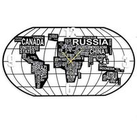 Electronic weight scale Silent map Clock Wall Clock Living Room Modern Minimalist Atmosphere Clock Creative Art Decoration Wall Clock