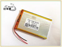 BIHUADE 3.7V 4073115-4500mah Lithium Polymer Li-Po Rechargeable Battery for DIY Mp3 MP4 MP5 GPS
