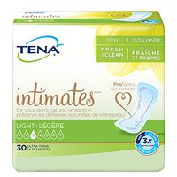Tena Incontinence Ultra Thin Pads for Women, Light, Regular, 30 Count