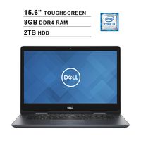 2019 Dell Inspiron 14 5000 2-in-1 15.6 Inch Touchscreen Laptop (Intel Core i3-8145U up tp 3.9GHz, 8GB DDR4 RAM, 2TB HDD, WiFi, Bluetooth, HDMI, Win10 Home, Black) (Renewed)