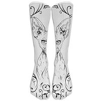 ETsocK Unisex Sphynx Cat Art Fashion Stocking Socks Athletic Sock Long Sock