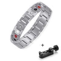 MGlooks Titanium Magnetic Bracelet for Men and Women, Healthy Magnetic Energy Bracelet for Arthritis Pain Relief Anti-Fatigue