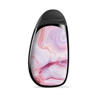 IT'S A SKIN Decal Vinyl Wrap for Aspire Cobble AIO Pod System Vape Sticker Sleeve Cover/Pink Stone Marble Geode