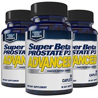 Super Beta Prostate P3 Advanced Prostate Supplement for Men – Reduce Bathroom Trips, Promote Sleep, Support Urinary Health & Bladder Emptying. Beta-Sitosterol, not Saw Palmetto. (180 Caplets, 3-Pack)
