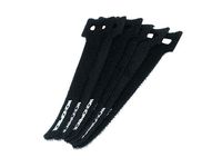 Monoprice Hook and Loop Fastening Cable Ties  6 in  50 pcs/pack  Black