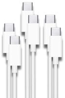 USB C to USB C Cable White (1ft 3.6ft 6.8ft 3 Pack) xdobo Fast Charging Cable, Usbc to Usbc Cable, USB C to C Cable, USB Type C to Type C Cable, USB-c to USB-c Cable, USB C Cable to USB C