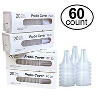 Ear Thermometer Probe Disposable Covers/Refill Caps/Lens Filters for All Braun ThermoScan Models and Other Types of Digital Thermometers Disposable Covers (60)