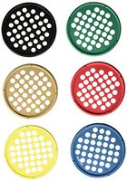 CanDo Web Hand Therapy Device, Latex-Free, 7" Diameter, Set (Tan, Yellow, Red, Green, Blue, Black)