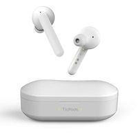 Wireless Earbuds TicPods Free True Bluetooth Earbuds with Charging case, Water Resistant, Clear Crisp Audio in Both Ears, Noise isolating- Ice